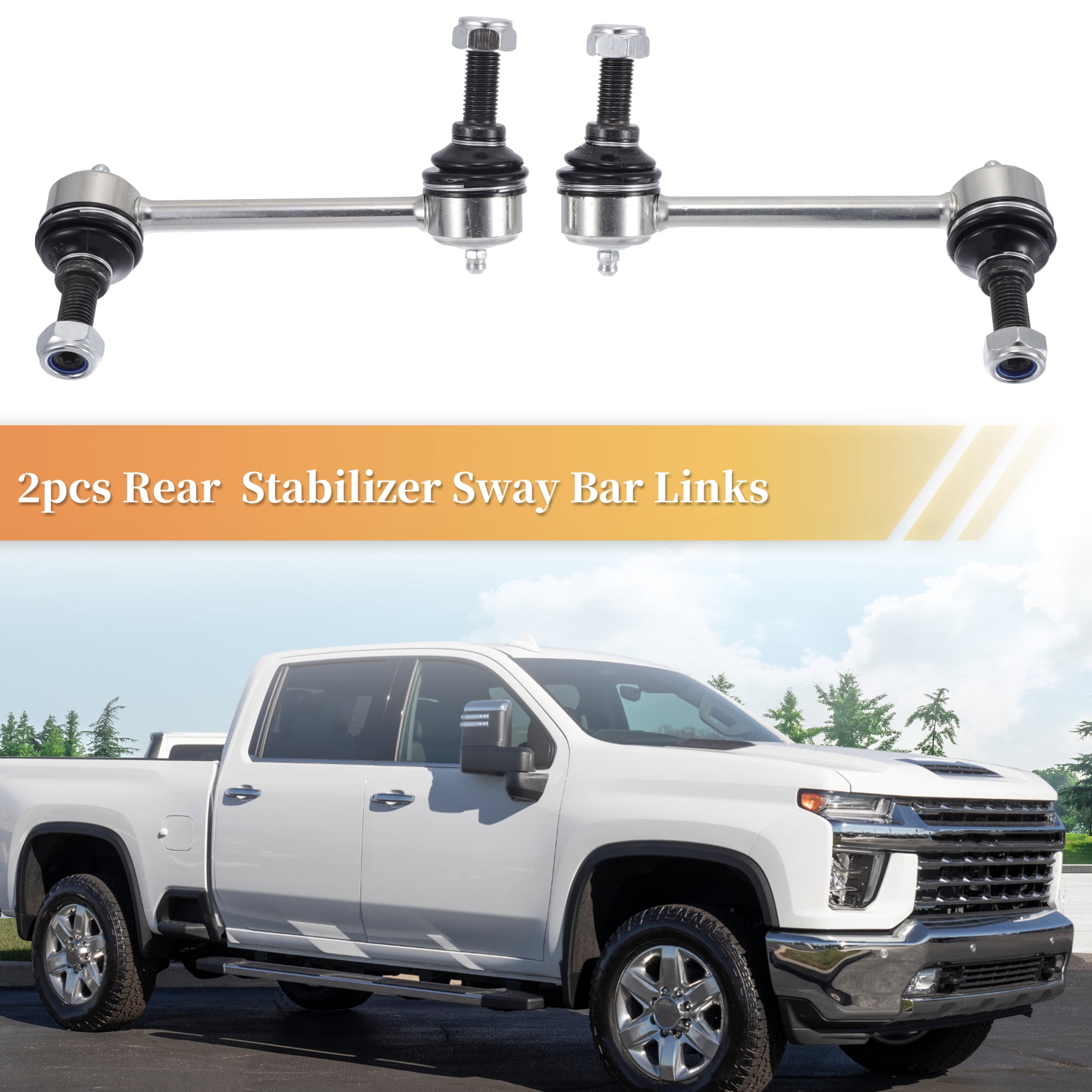 Unique Bargains 2pcs Rear Sway Bar Links Stabilizer Link Kit for Chevrolet Trailblazer 2002-2009 No.K6667/K6668