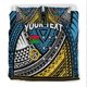 thumbnail image 4 of Juego de cama personalizado con motivos tribales de la provincia de Vanuatu Sanma - LT12, 4 of 6