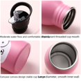 thumbnail image 4 of Kids' 304 Stainless Steel Sports Water Bottle with Straw - Safe, Durable & Stylish Handy Cup for Active Children, School, Sports & Daily Hydration – Pink Rabbit Design (K601), 4 of 6