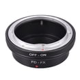 thumbnail image 3 of Graflsoa FD-FX Lens Adapter for Canon FD to Fujifilm X Mount, Manual Focus & Exposure, Infinity Focus, Aluminum Alloy & Brass Construction, Black Finish, Compatible with X-T1/2/10/20,, 3 of 6