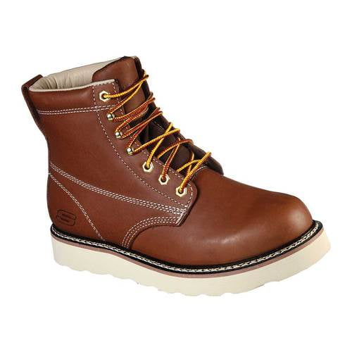 skechers leather work boots