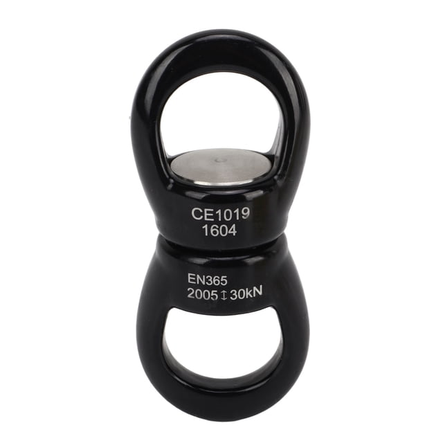 Conector de anillo de grillete giratorio con ojo, gancho giratorio de acero inoxidable con doble extremo, gancho giratorio con ojo giratorio, funcionalidad inteligente