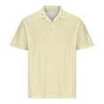 thumbnail image 4 of Otvok Men Shirt Short Sleeve Casual Classic Summer Shirts Button Solid Color Basic T Shirt, 4 of 6