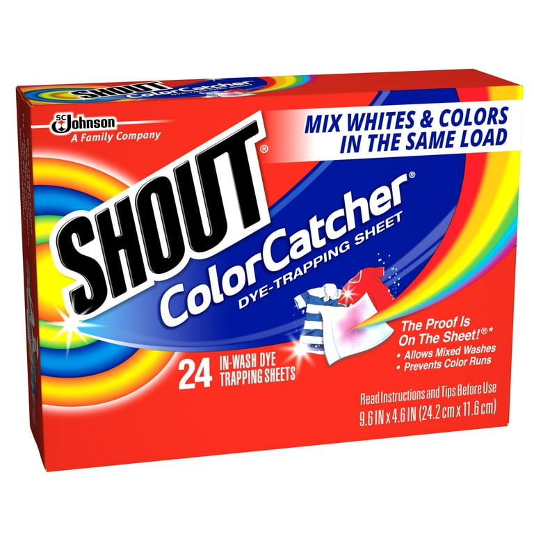  Shout Color Catcher Sheets for Laundry, Maintains Clothes  Original Colors, 72 Count : Everything Else
