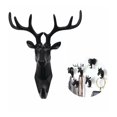 thumbnail image 1 of Crochet Mural en Forme d'Animal Crochet Animal en Résine Noire, 70g, 1 of 5