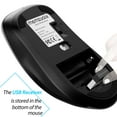 thumbnail image 6 of memzuoix 2.4G Wireless Mouse, 1400 DPI Mobile Optical Cordless Mouse with USB Receiver, Portable Computer Mice Wireless Mouse for Laptop, PC, Desktop, MacBook, 5 Buttons (Gray), 6 of 10