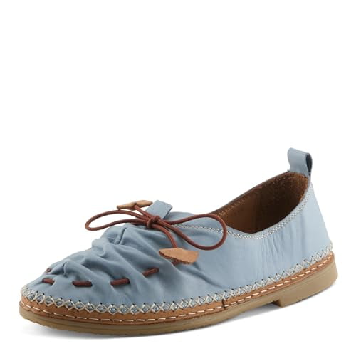 Spring Step Women's Berna Leather Loafer – Artistic Slip-On Comfort Shoe with Padded Insole, Elastic Vamp, and Durable Rubber Outsole