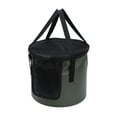 thumbnail image 1 of Collapsible Bucket with Handle, Lightweight Foldable Water Container with Mesh Pouch Multifunctional Portable Outdoor Basin Bucket for Fishing, Camping, Hiking, Backpacking, Travel, 1 of 7