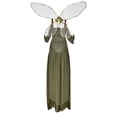 thumbnail image 4 of Disfraz de hada de las flores, elfo ángel, Campanilla, para mujer adulta, fiesta de Halloween, cuento de hadas, bosque verde, disfraz de fantasía, 4 of 5