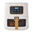 thumbnail image 1 of The Pioneer Woman 5.8 Qt Air Fryer, Linen Speckle - Energy Efficient Refurbished Excellent Condition, 1 of 11