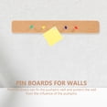 thumbnail image 5 of KONTONTY 6pcs Felt Board Tiles Yellow Simple Design Schedule Display Classroom Organization Wall Decor, 5 of 5