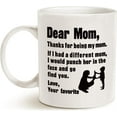thumbnail image 2 of Funny Mothers Day for Mom Coffee Mug, Best Gifts for Mom Mother Cup, White 11 Oz, 2 of 5