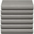 thumbnail image 2 of Mocassi 6Pack Fitted Bottom Sheets 1800 Thread Count Bottom Sheet Deep Pocket Soft Microfiber Shrinkage and Fade Resistant Easy Care 6PACK Fitted Twin/Twin XL, Gray, 2 of 3