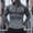 Dark Gray, variant on Men's Half Zip Slim Hooded Top, Contrast Decorative Strips, Raglan Sleeve Cutting, Fit Long Sleeve Sports Shirt for Fitness and Outdoor Activities Black XXXL