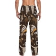 thumbnail image 2 of Western Cow Horse Ghost Pajama Pants, Men's Lounge Pants Light with Drawstring and Pockets, Christmas New Year Birthday Father's Day Gifts, Medium, 2 of 7
