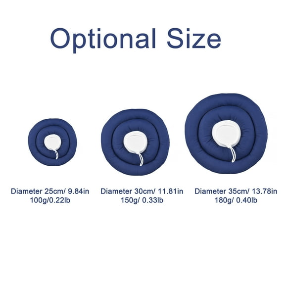 Anself Pet Recovery Collar After Surgery Dog Cone Collar With Adjustable Neck Drawstring Waterprrof Dog Protective Donut Collar for Small Medium Large Pets