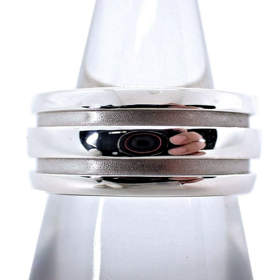 Pre-Owned TIFFANY 925 Double Line Ring Size 11