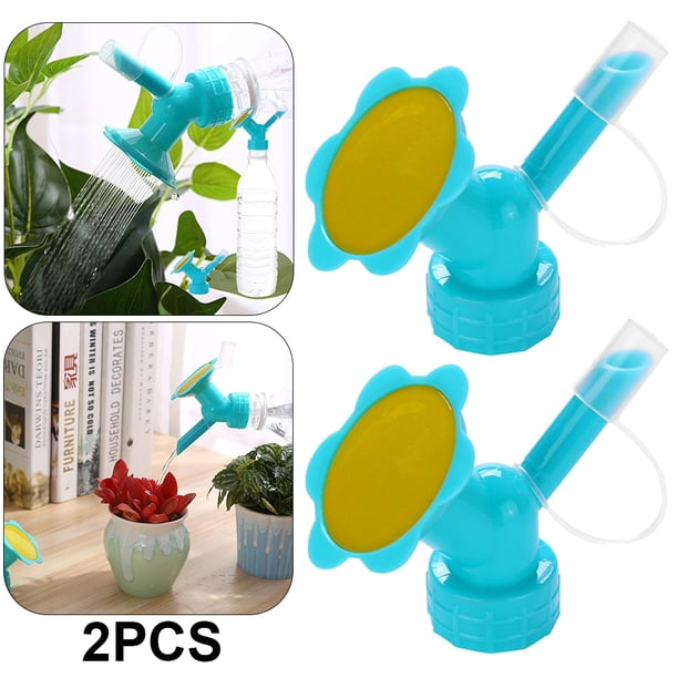 WDOplteas Boquilla Aspersor Botella Riego Latas para Riego Flores (azul) 2 Uds.
