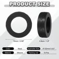 thumbnail image 2 of Uxcell Luggage Wheel Protection Cover, Wear Resistant Anti Noise Silicone Suitcase Protective Covers, 10Pcs &Black Wheel-Fitting for 1.8-2" Spinner Wheel Suitcases Travel, 2 of 6