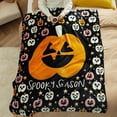 thumbnail image 2 of Cozy Comfort Halloween Throw Blanket, Printed Pumpkin Blanket, Cute Spooky Blanket, 50x60 inches, 2 of 7