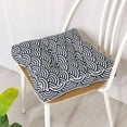 thumbnail image 4 of Xiao Hua Cojines bohemios suaves para silla de patio, para interior, oficina, hogar, cocina, cojín cuadrado para silla de comedor, almohada de nube, 45,7 x 45,7 x 10 cm, 4 of 5