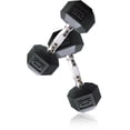 thumbnail image 1 of CAP Barbell 25 lb Pair of Coated Hex Dumbbells (Set of 2), 1 of 2