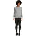 thumbnail image 2 of Athletic Works Women's Fleece Crewneck Sweatshirt, Sizes XS-XXXL, 2 of 5
