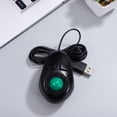 thumbnail image 3 of Dedo portátil de mano 4D Mini USB Powered Trackball Mouse (Negro), 3 of 5