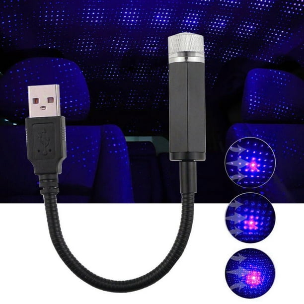 Starry Sky Night Light Usb Powered Star Proyector Lámpara Low Power Car Ambient Light seitruly HA042470-02