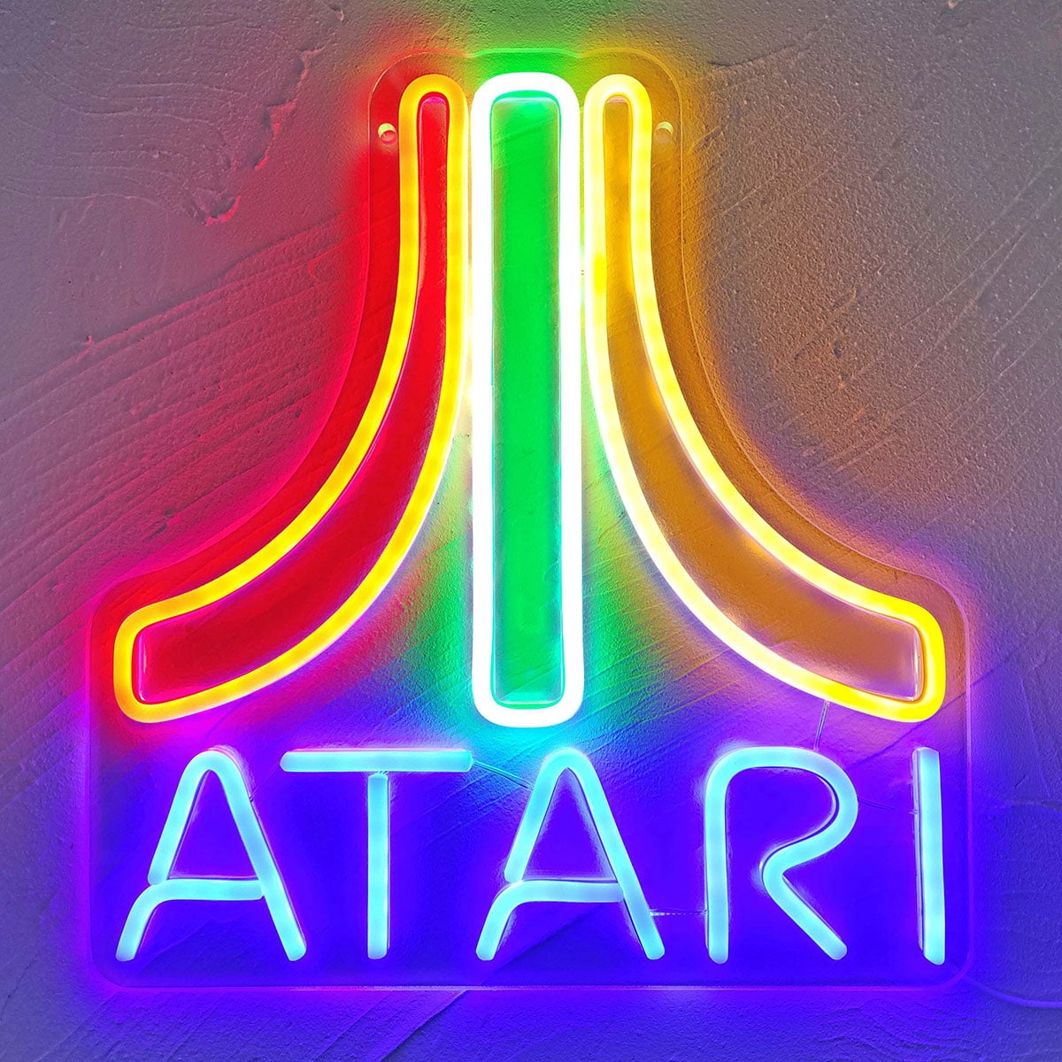Atari Neon LED Sign, Officially Licensed, Gaming Light (12" x 13")