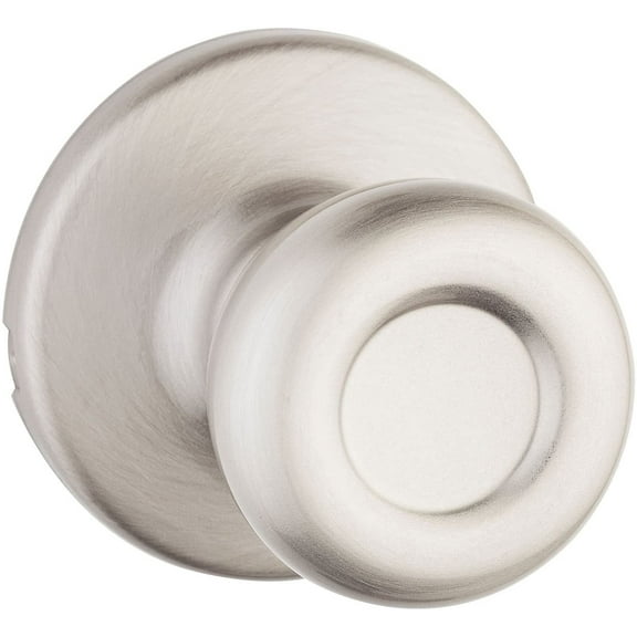 Kwikset Corporation 92001-508 Round Traditional Tylo Hall and Closet Passage Door Knob, Satin Nickel