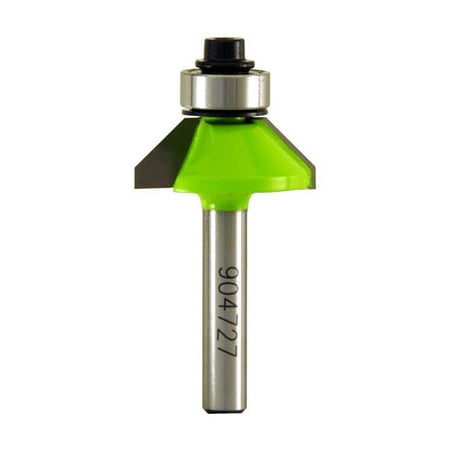 

1 x 0.25 in. Shank Trim Chamfer Professional Router Bit - Recyclable Exchangeable