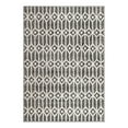 thumbnail image 3 of Unique Loom Matrix Trellis Collection Area Rug - Diamonds (4' 1" x 6' 1" Rectangle Gray/Ivory), 3 of 7