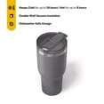 thumbnail image 3 of RTIC 40 oz Ceramic Lined Insulated Essential Tumbler, Leak-Resistant Lid, Graphite, 3 of 6