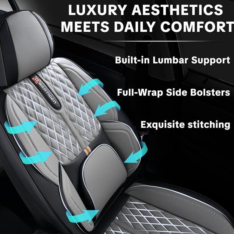 Wartlyen Full Set Seat Covers Fit for Lexus GS350 2013 PU Leather ...