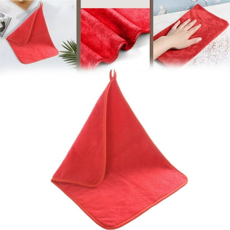 

Ggdda Glass Cleaning Cloth Thickened Without Leaving A Mark Absorbent Lint Car Wash Towel Cleaning Cloth Car. Big Deals! Kitchen Essentials Kitchen Towels Cleaning Rags Red