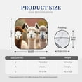 thumbnail image 3 of Cauagu Cute Alpaca in Daze Cauagu {designName} Print Foldable Car Windshield Sun Shade | Front Windshield Shade for Sun | Fits Small Sedans, Mini SUVs, Hatchbacks-Medium, 3 of 6