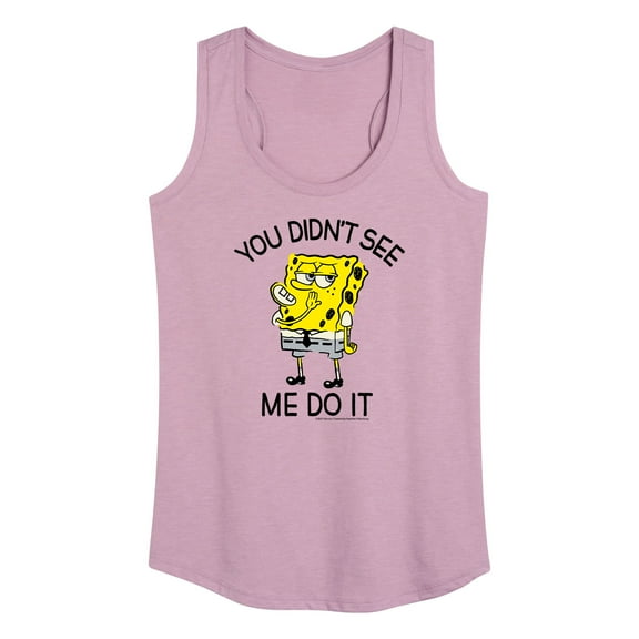 SpongeBob SquarePants - Didn’t See - Women's Racerback Tank