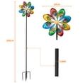 thumbnail image 6 of JAXPETY 79'' Windmill for Yard, Wind Spinner with 360°Rotation and Ground Stakes for Garden, Colorful, 6 of 10