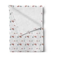 thumbnail image 2 of Motorcycle Soft Flannel Fleece Throw Blanket, Pastel Colored Mopeds and Scooters with Dots Going to Opposite Directions, Cozy Plush for Indoor and Outdoor Use, 50" x 70", Salmon Seafoam, by Ambesonne, 2 of 5