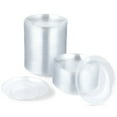 thumbnail image 2 of 200 Pcs Disposable Clear Plastic Plates for Wedding 5 Inch, PS6 Hard Round Dessert Small Plates for Party Wedding, Appetizer Plastic Trays for Catering Events Restaurant Hotel Dessert BBQ, 2 of 6