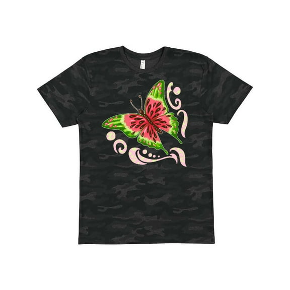 Inktastic Watermelon Butterfly T-Shirt