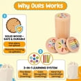 thumbnail image 3 of Montessori Toys for 2 3 4 Years Old Kids, 3 in 1 Educational Sensory Color Sorting Toys for Toddlers 1-3, Fine Motor Skills Preschool Learning Activities Age 2 3 4 Year Old Girls Boys Birthday Gifts, 3 of 7