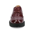 thumbnail image 3 of Journee Womens Claudiya Lug Outsole Almond Toe Oxford, Widths Available, 3 of 9