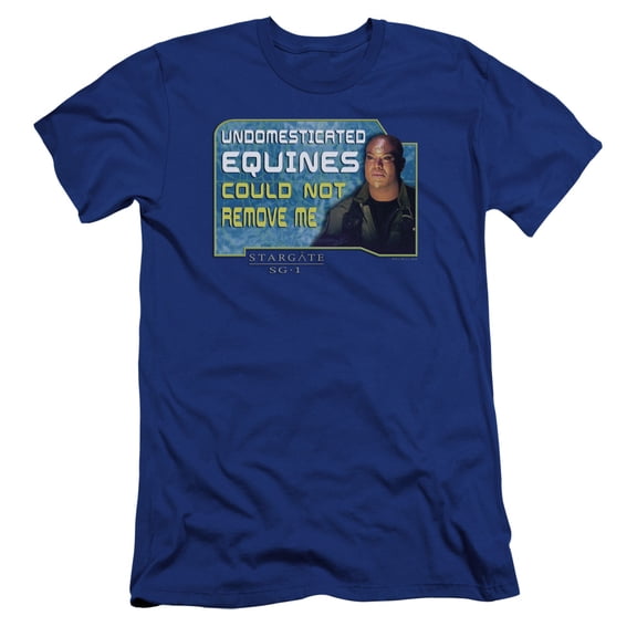 Sg1 Dedicated Premium Adult Slim Fit 30/1 T-Shirt Royal Blue