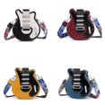 thumbnail image 4 of Crossbody Bag Shoulder Bags Creative Guitar Shape Zipper Bag, 4 of 13