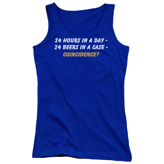 - 24 Beers - Juniors Tank Top - Large