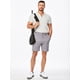 thumbnail image 4 of Pantalones cortos JMIERR Hybrid Chino para hombre, corte ajustado, 18 cm, entrepierna, gris, 2XL, 4 of 9