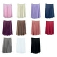 thumbnail image 3 of Women Ballet Skirt Mesh Flowy Dance Skirt Pull on Elastic Waist Midi Wrap Skirt, 3 of 13