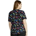 thumbnail image 5 of Cherokee Prints Scrubs Top For Women V-Neck Print CK703, 5 of 5